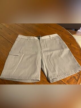 Icebreaker Light Gray Flat-Front Men's Shorts